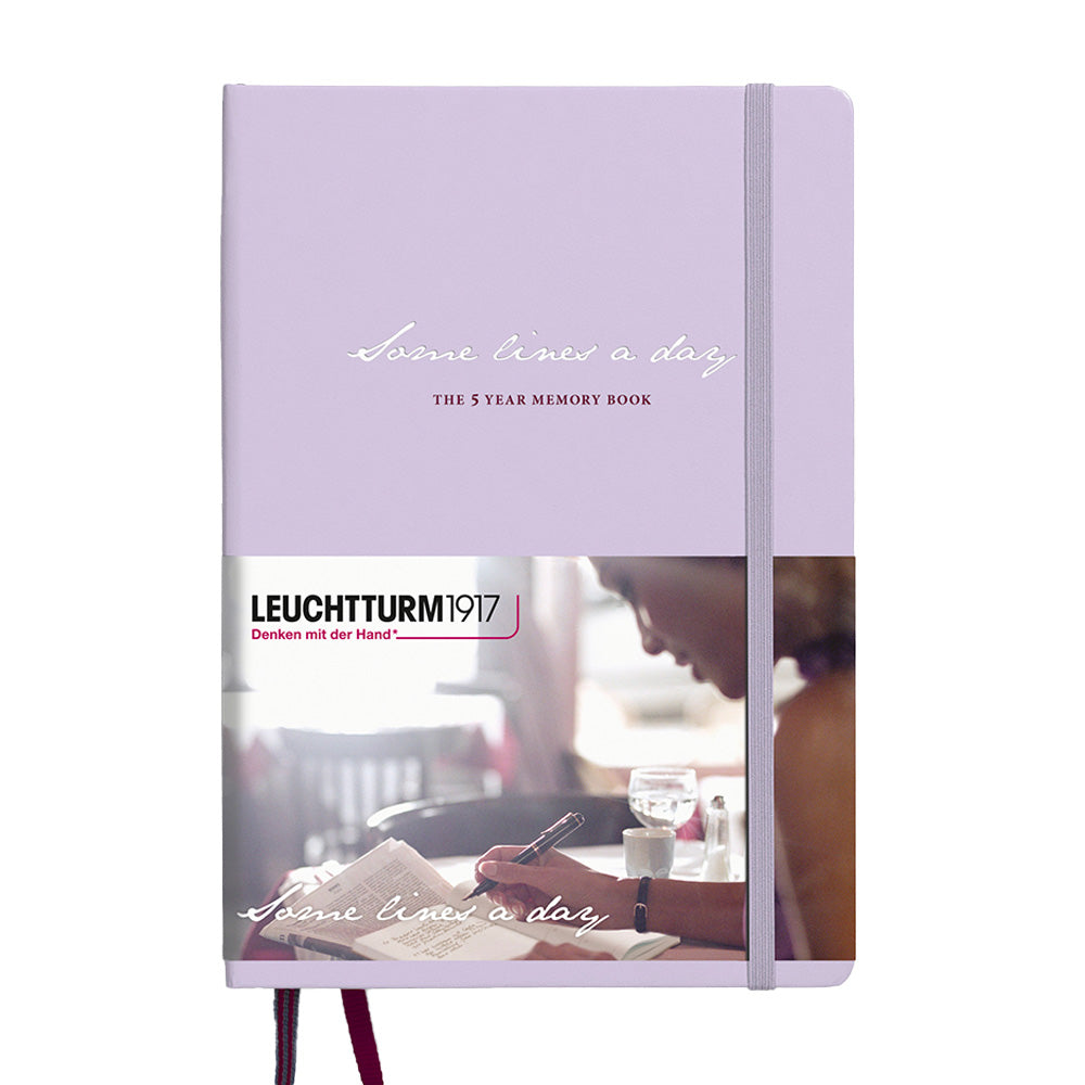 LEUCHTTURM1917 Some Lines A Day Five Year Memory Book Lilac
