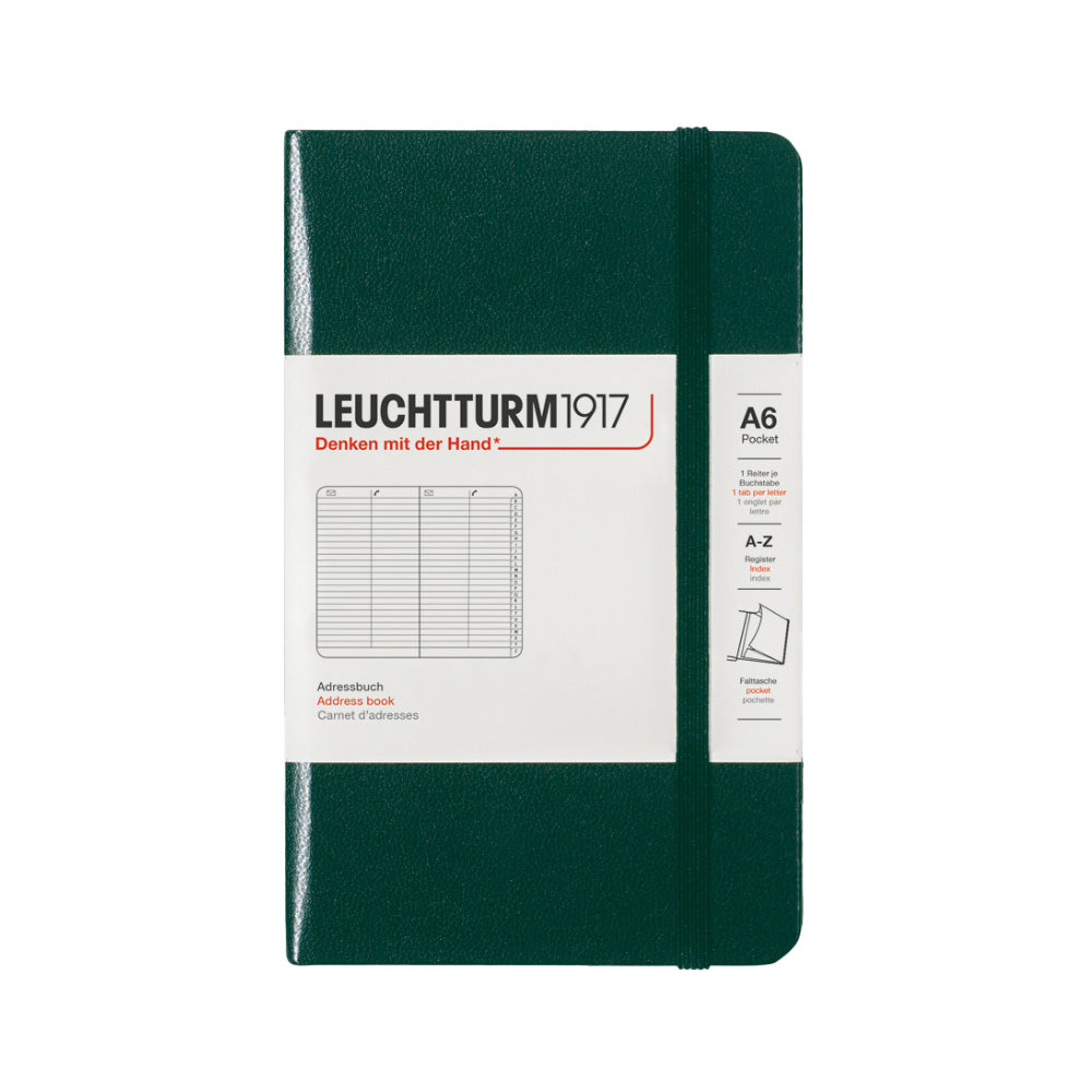 LEUCHTTURM1917 Address Book Pocket Forest Green