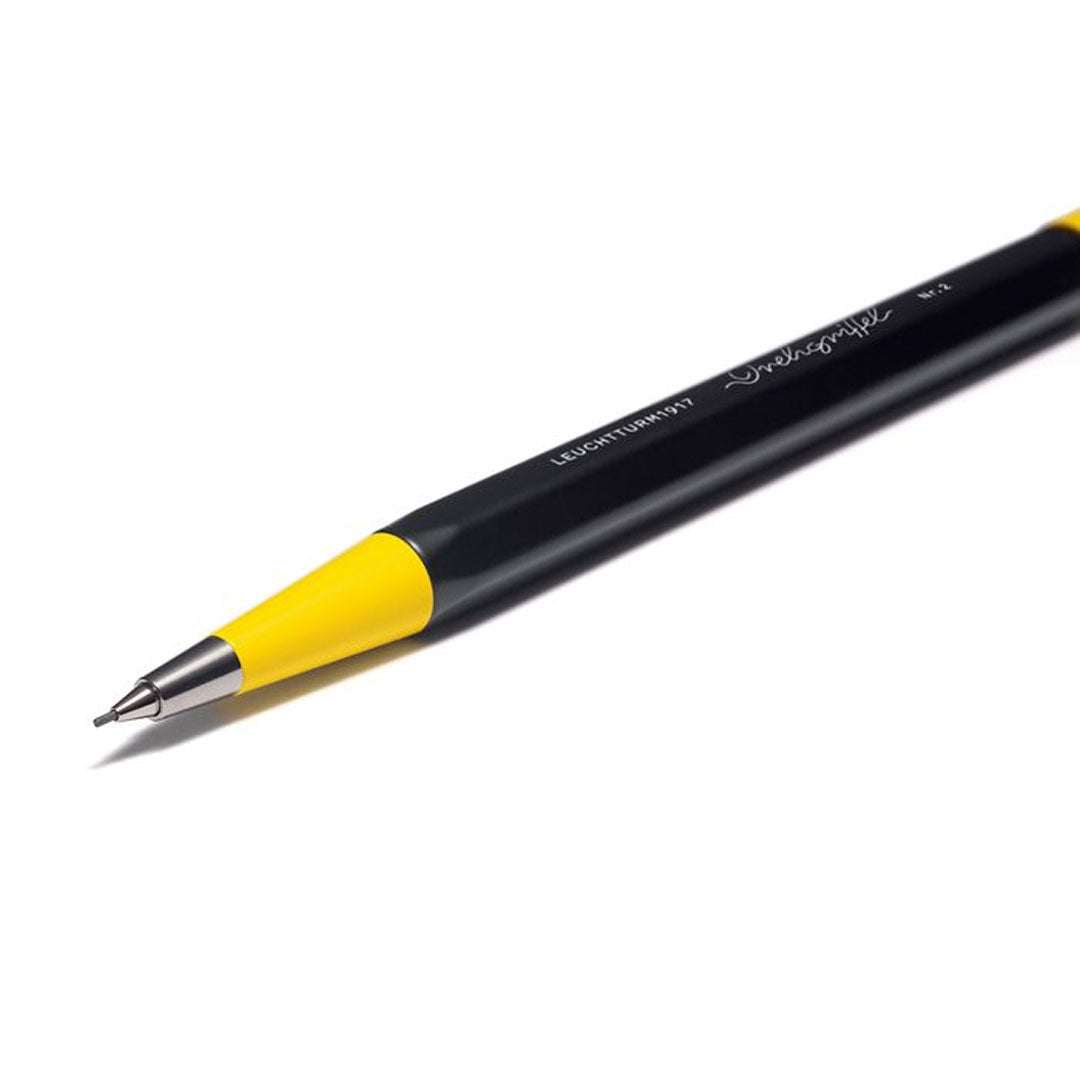 LEUCHTTURM1917 Drehgriffel Bauhaus Edition Mechanical Pencil Black/Lemon