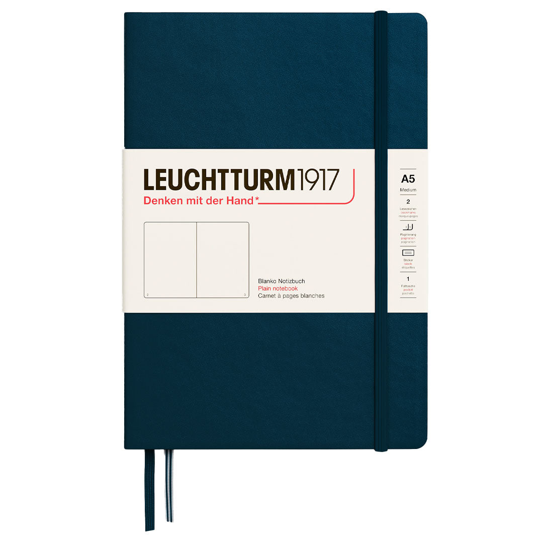 LEUCHTTURM1917 Hardcover Notebook Medium A5 Deep Sea