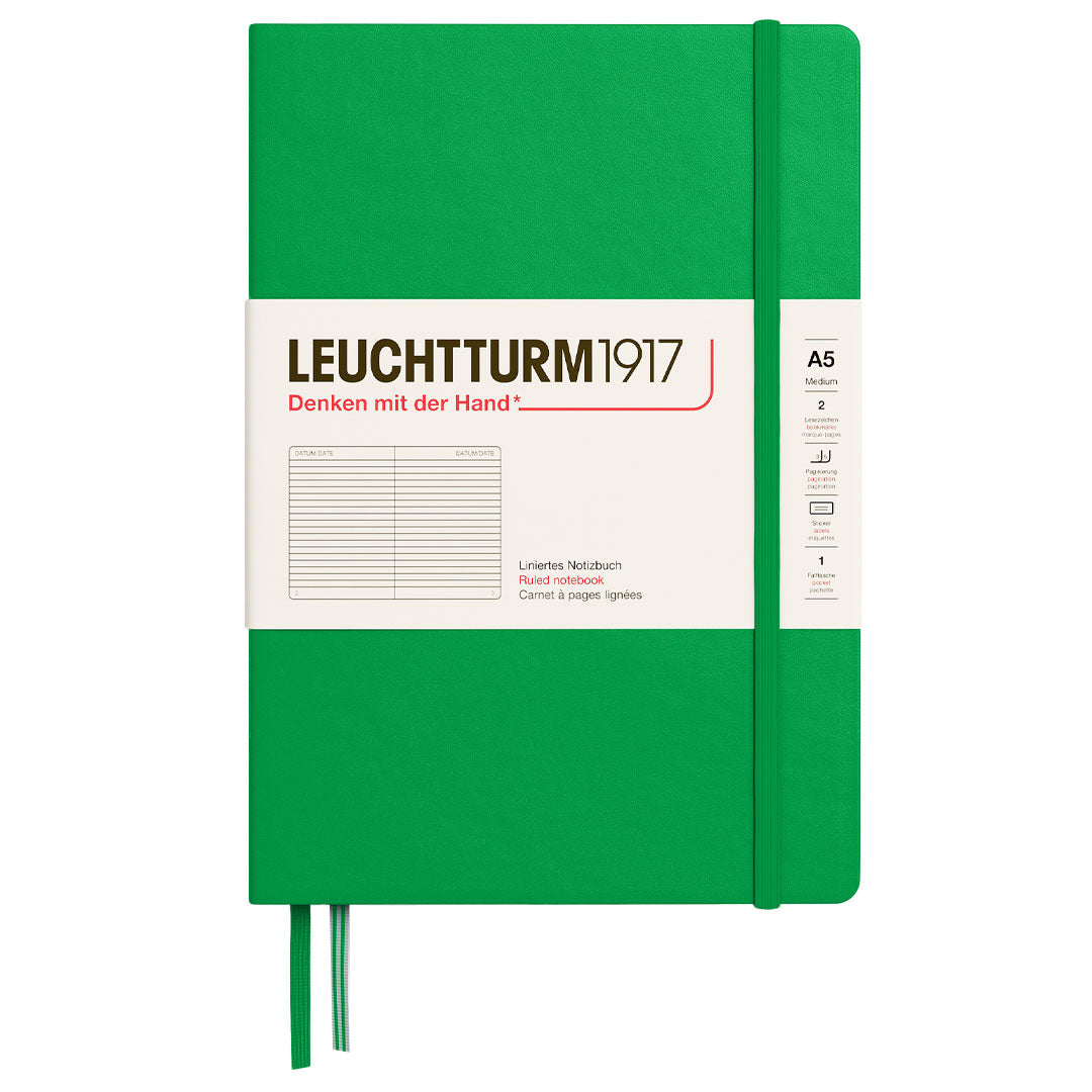 LEUCHTTURM1917 Hardcover Notebook Medium A5 Spring Leaf