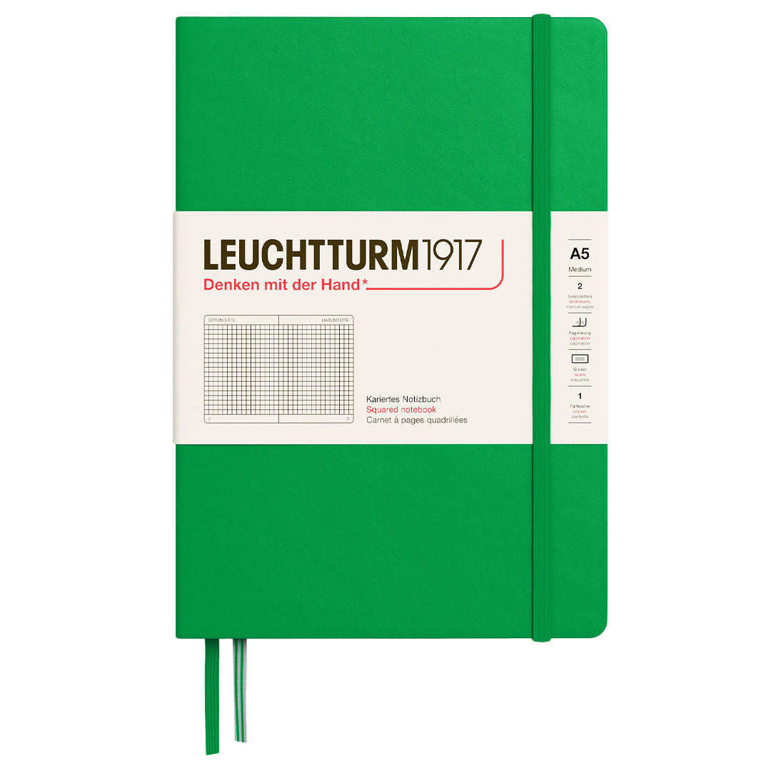 LEUCHTTURM1917 Hardcover Notebook Medium A5 Spring Leaf