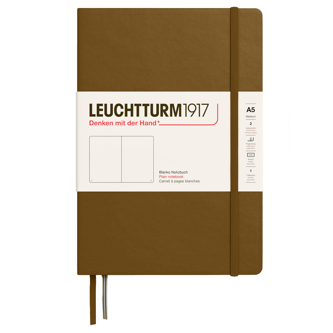LEUCHTTURM1917 Hardcover Notebook Medium A5 Spice Brown