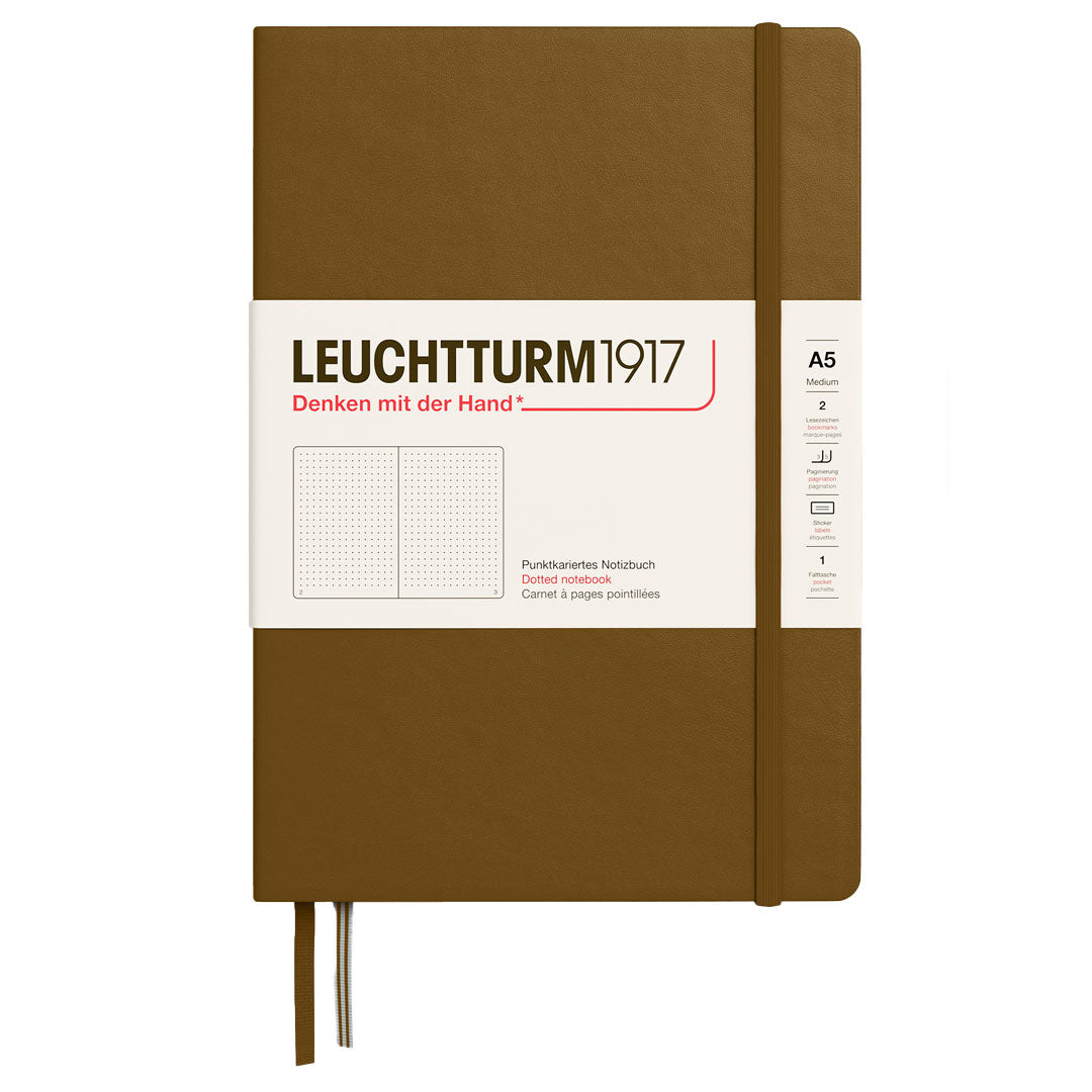 LEUCHTTURM1917 Hardcover Notebook Medium A5 Spice Brown