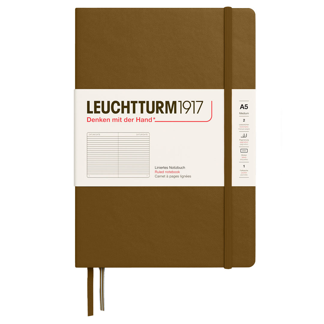LEUCHTTURM1917 Hardcover Notebook Medium A5 Spice Brown
