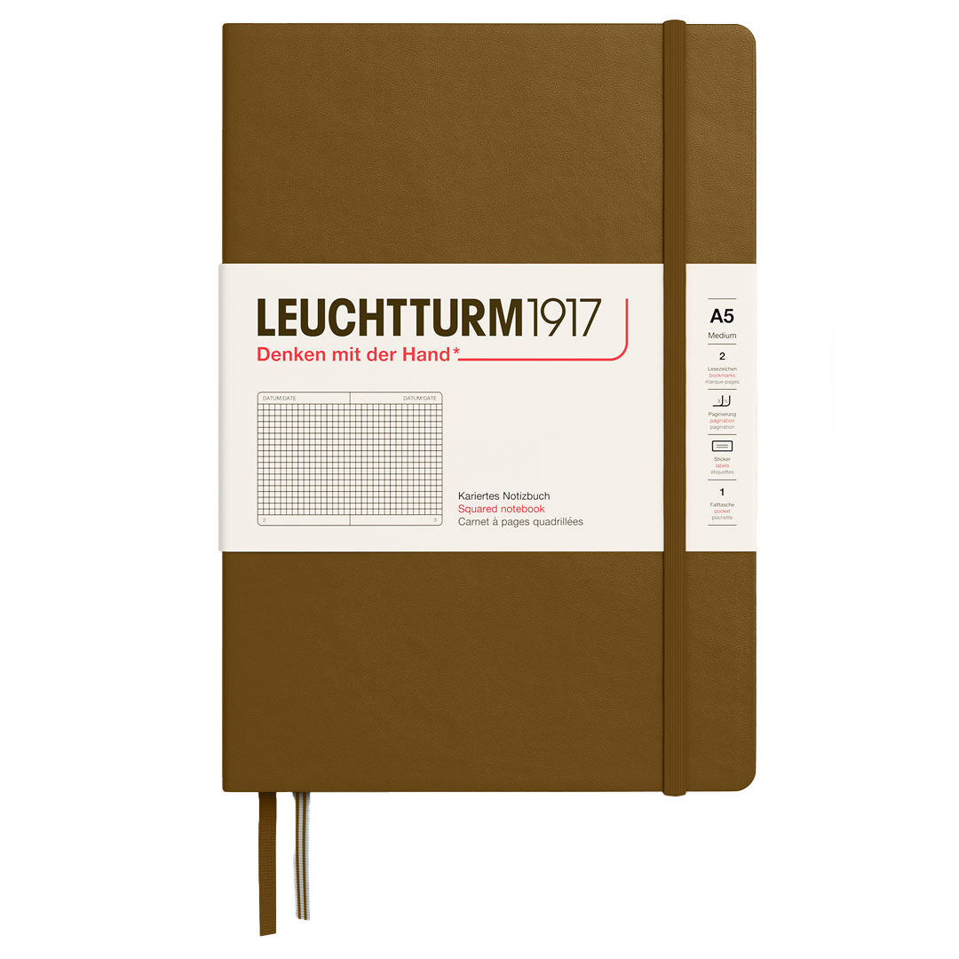 LEUCHTTURM1917 Hardcover Notebook Medium A5 Spice Brown