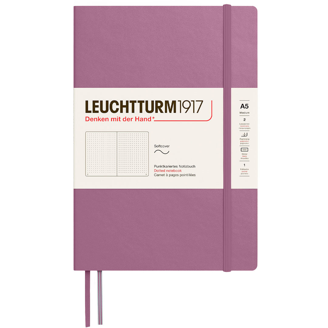 LEUCHTTURM1917 Softcover Notebook Medium A5 Dusty Rose