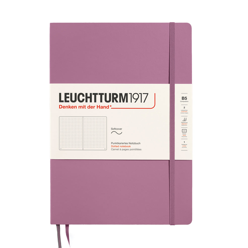 LEUCHTTURM1917 Softcover Notebook B5 Dusty Rose