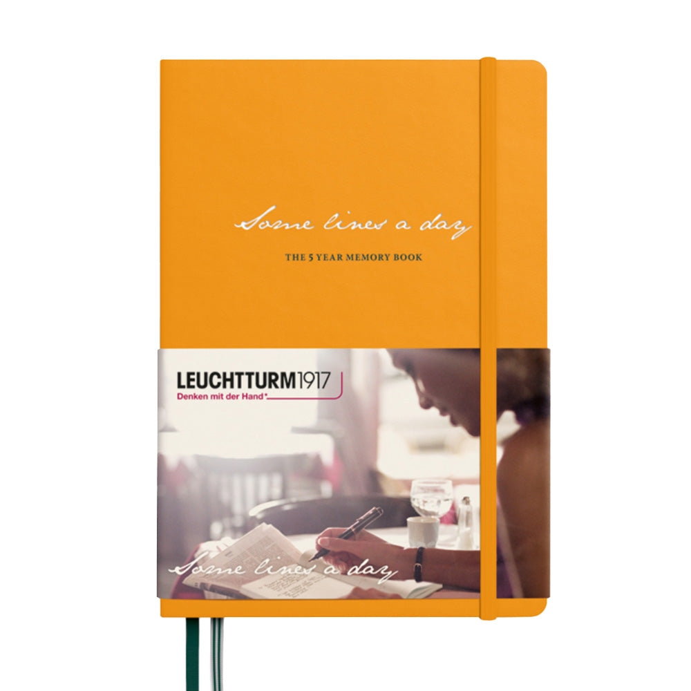 LEUCHTTURM1917 Some Lines A Day Five Year Memory Book Rising Sun