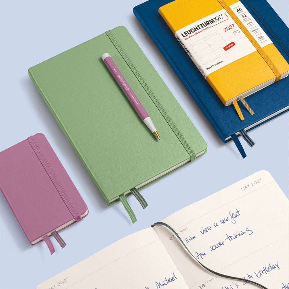 LEUCHTTURM1917 Weekly Planner 2027 Hardcover Medium A5 Cherry