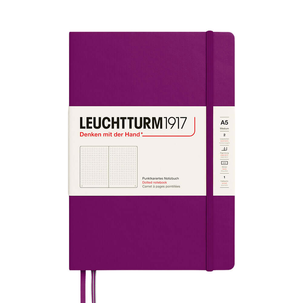 LEUCHTTURM1917 Hardcover Notebook Medium Burgundy