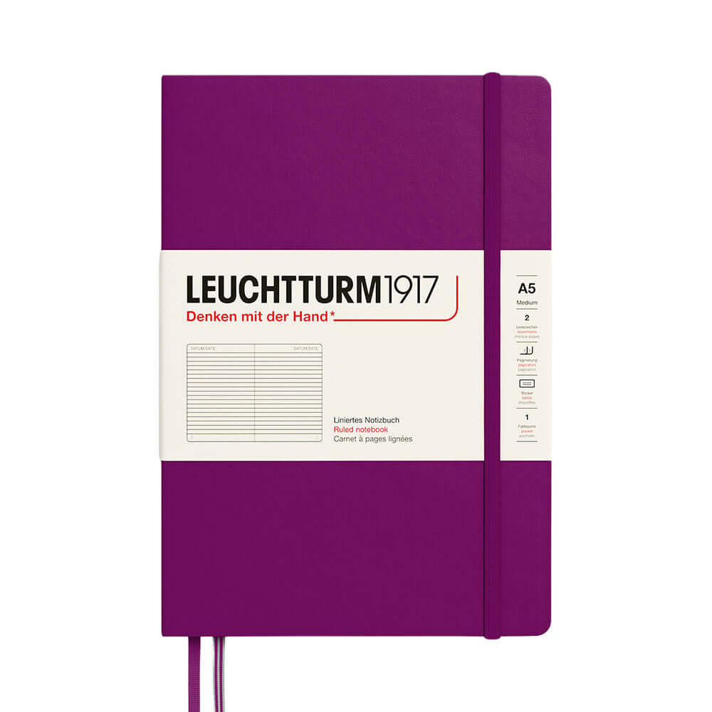 LEUCHTTURM1917 Hardcover Notebook Medium Burgundy