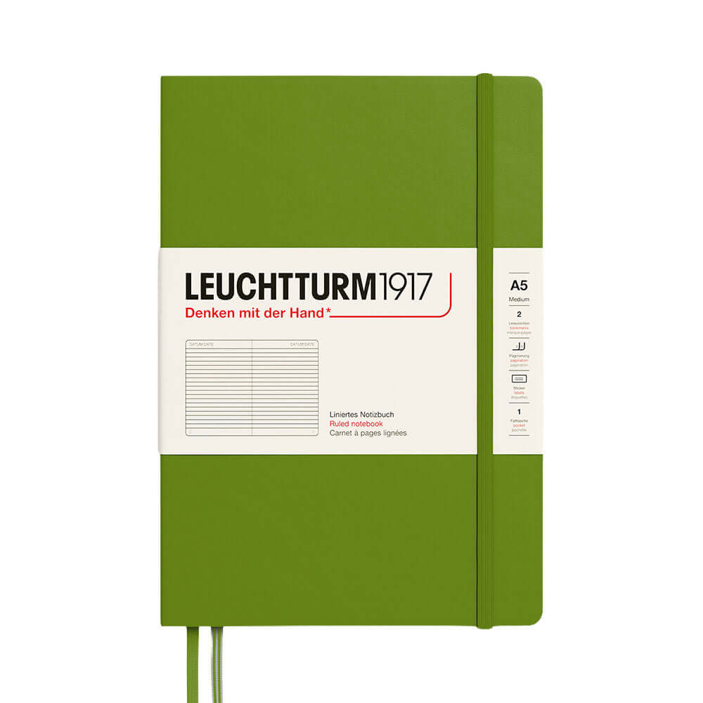 LEUCHTTURM1917 Hardcover Notebook Medium Moss
