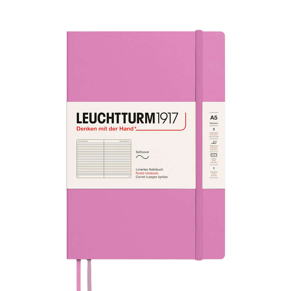 LEUCHTTURM1917 Softcover Notebook Medium Bubblegum
