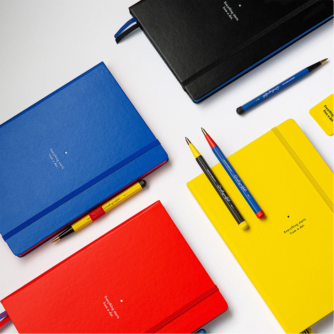 LEUCHTTURM1917 Bauhaus Edition Hardcover Notebook Medium Black Dotted