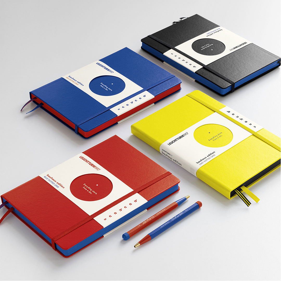 LEUCHTTURM1917 Bauhaus Edition Hardcover Notebook Medium Lemon Dotted