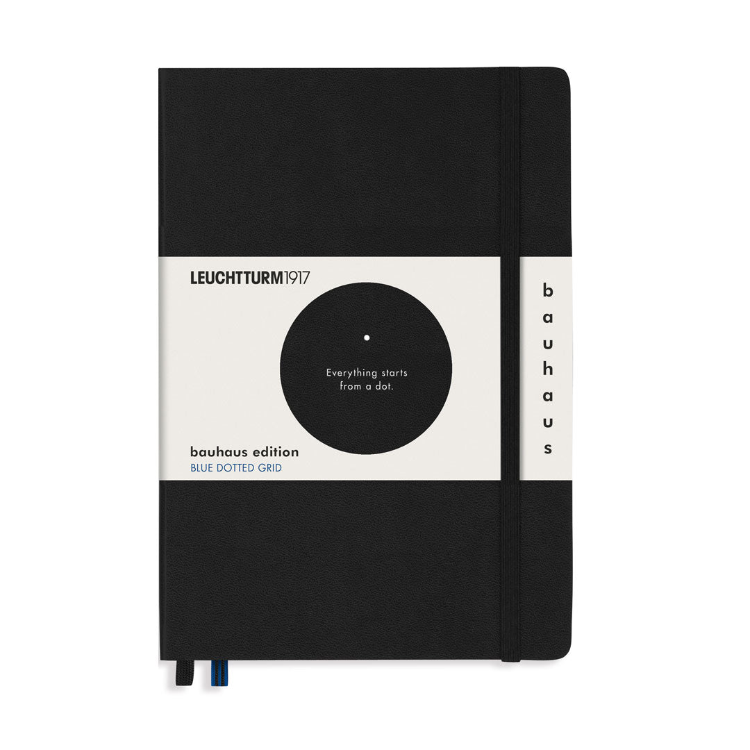 LEUCHTTURM1917 Bauhaus Edition Hardcover Notebook Medium Black Dotted