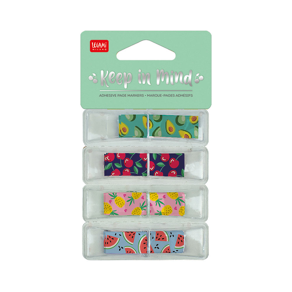 Legami Keep In Mind Adhesive Page Markers Fruits by Legami at Cult Pens