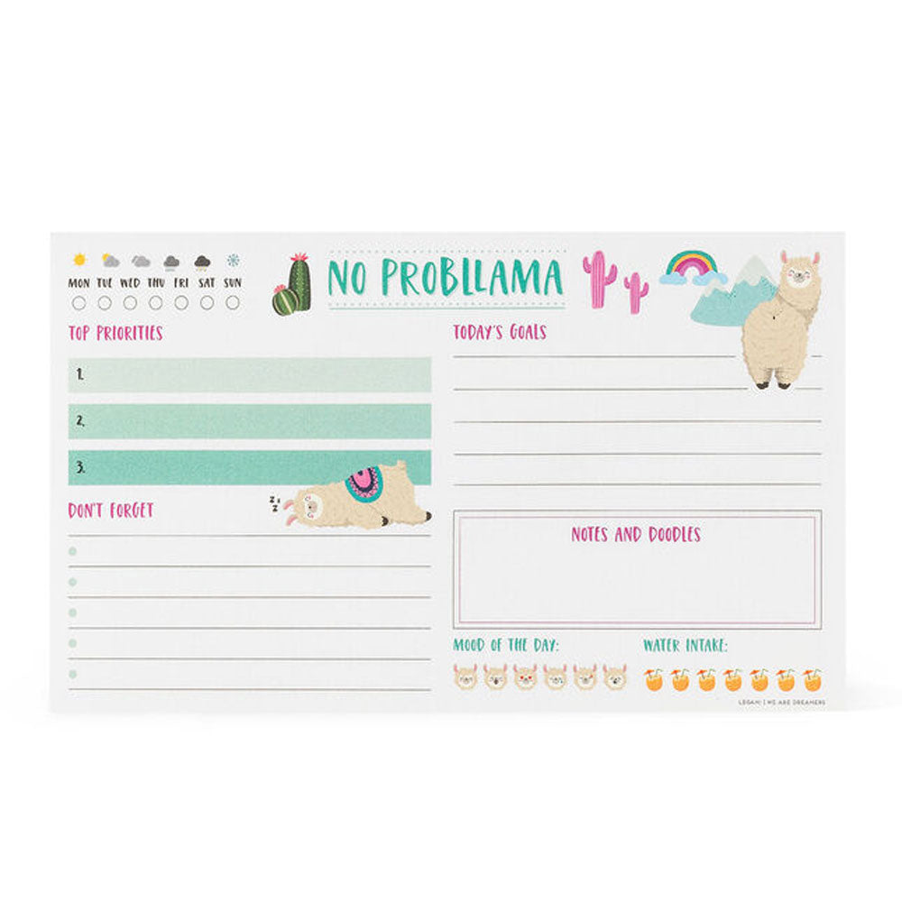 Legami Paper Thoughts Notepad Llama by Legami at Cult Pens