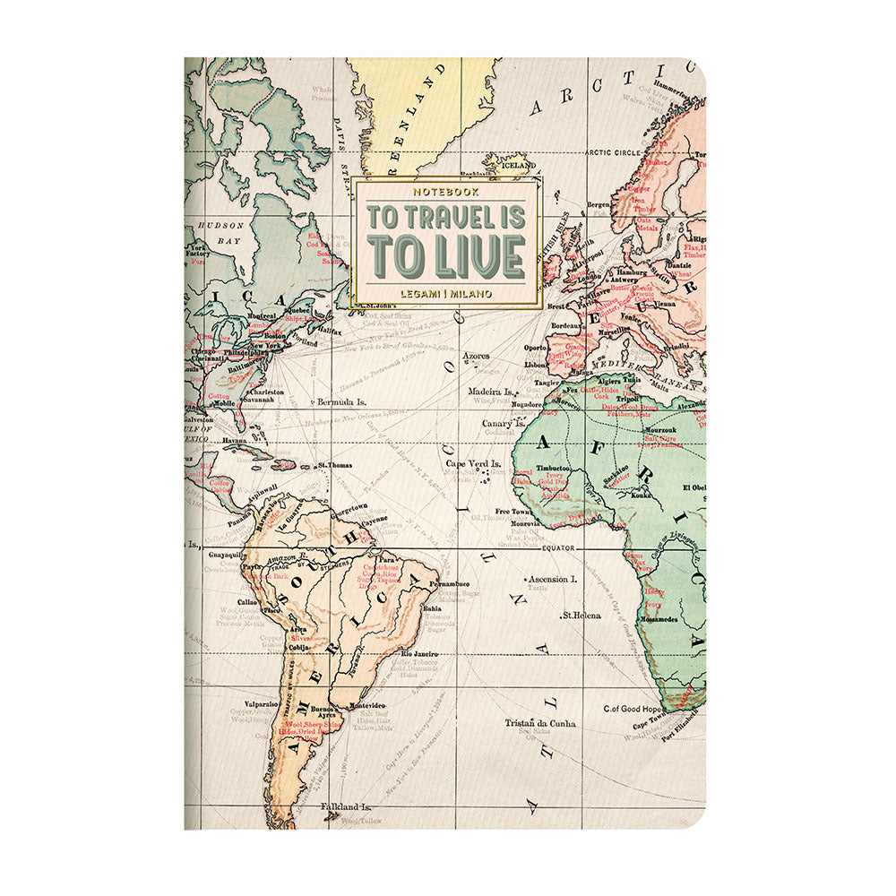 Legami Quaderno Notebook Medium Travel by Legami at Cult Pens