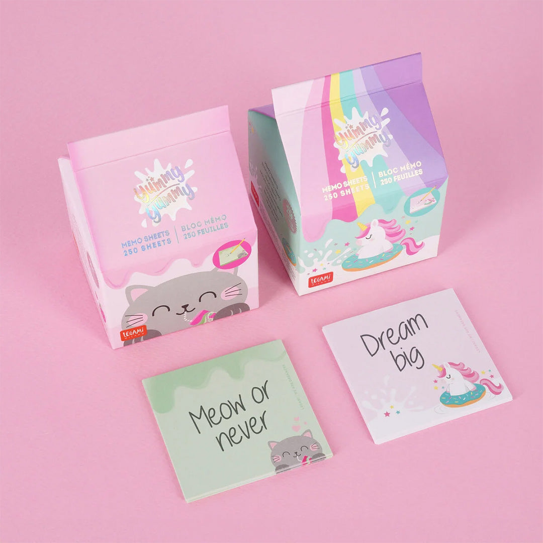 Legami Yummy Yummy Memo Pad Unicorn