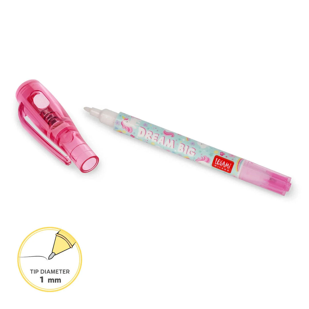 Legami Invisible Magic Ink Pen Unicorn