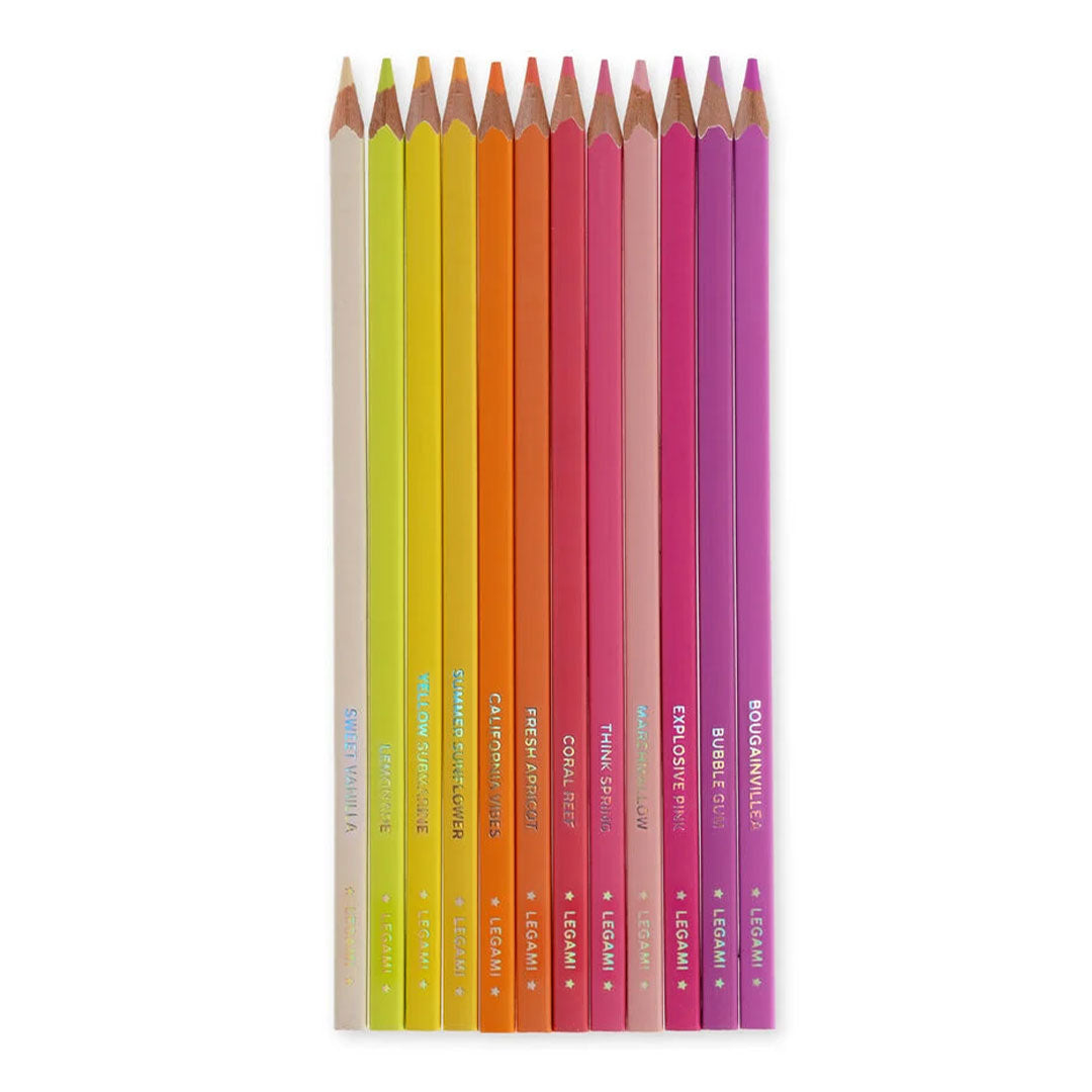 Legami Live Colourfully Colouring Pencils Set of 12