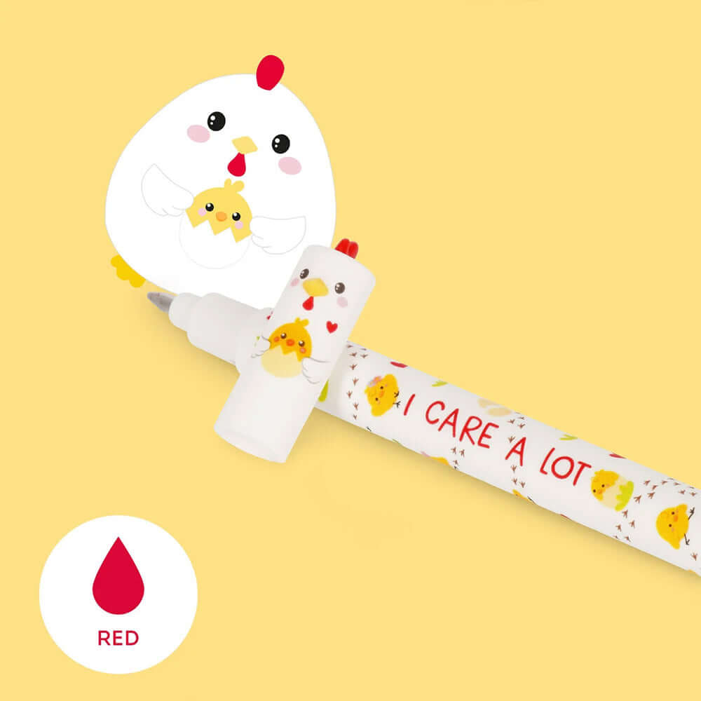 Legami Erasable Gel Pen Hen