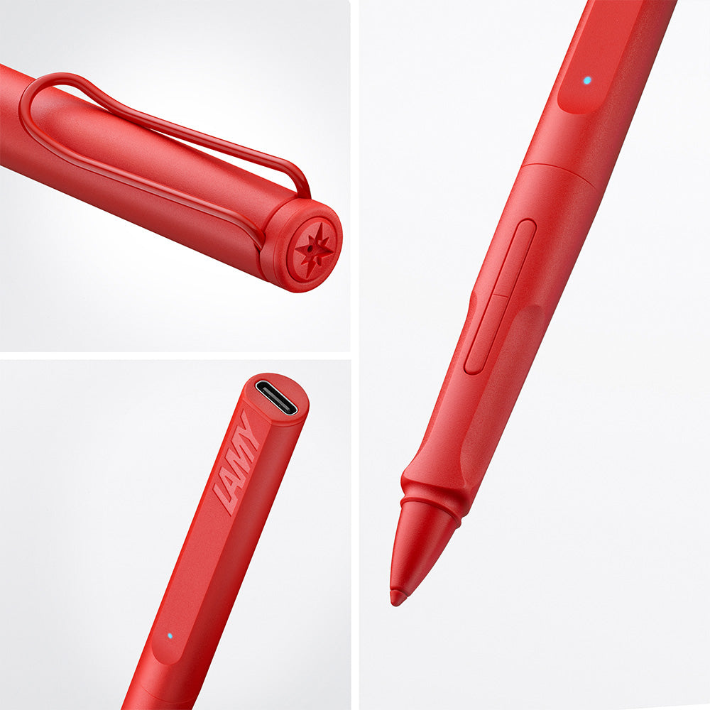 LAMY safari note+ for use with Apple iPad Steel Red