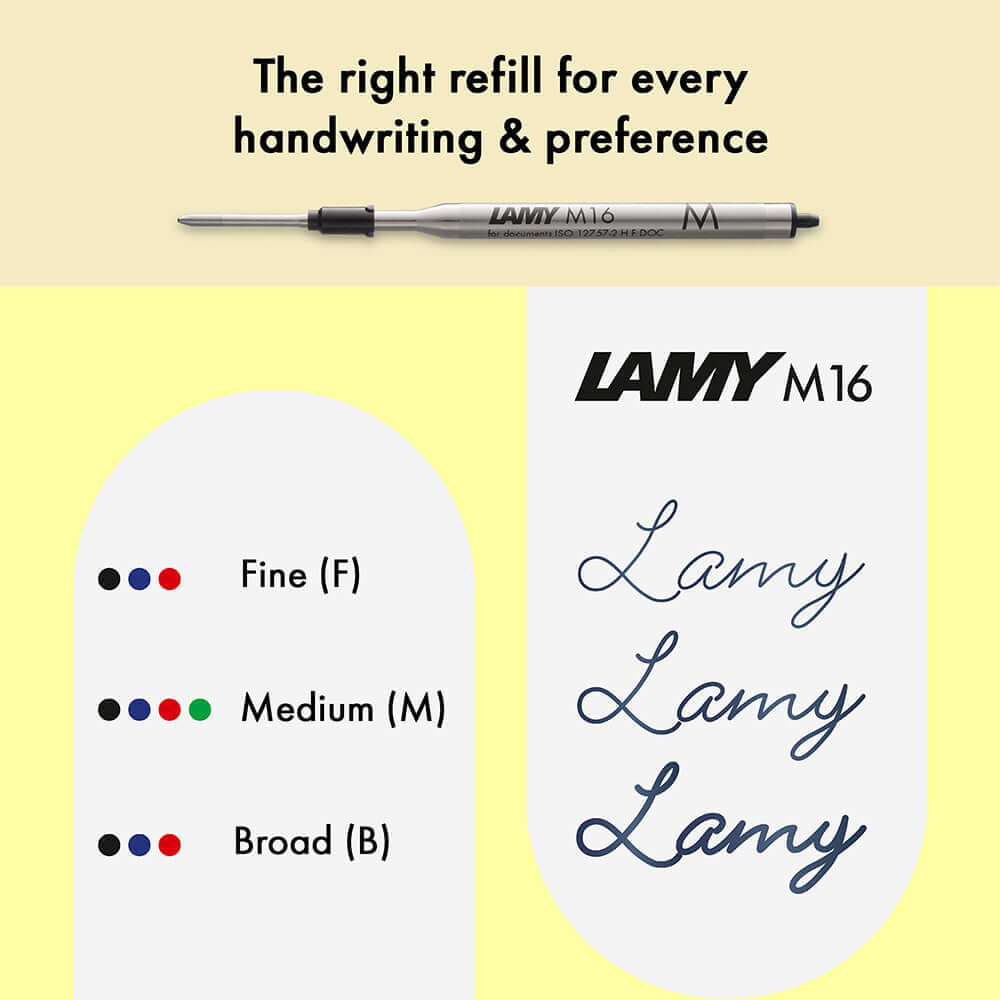 Lamy Logo M+ Ballpoint Pen Neon Yellow