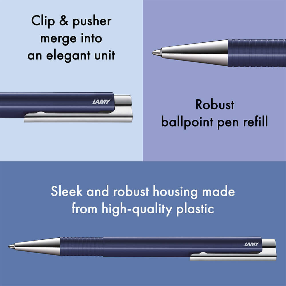 Lamy Logo M+ Ballpoint Pen Dark Dusk