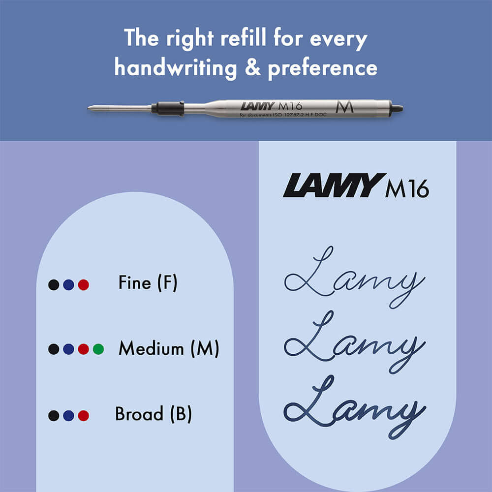 Lamy Logo M+ Ballpoint Pen Dark Dusk