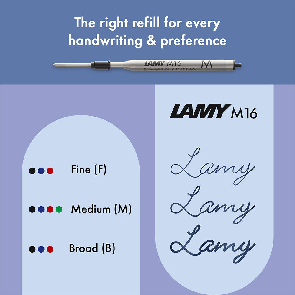 Lamy Logo M+ Ballpoint Pen Dark Dusk