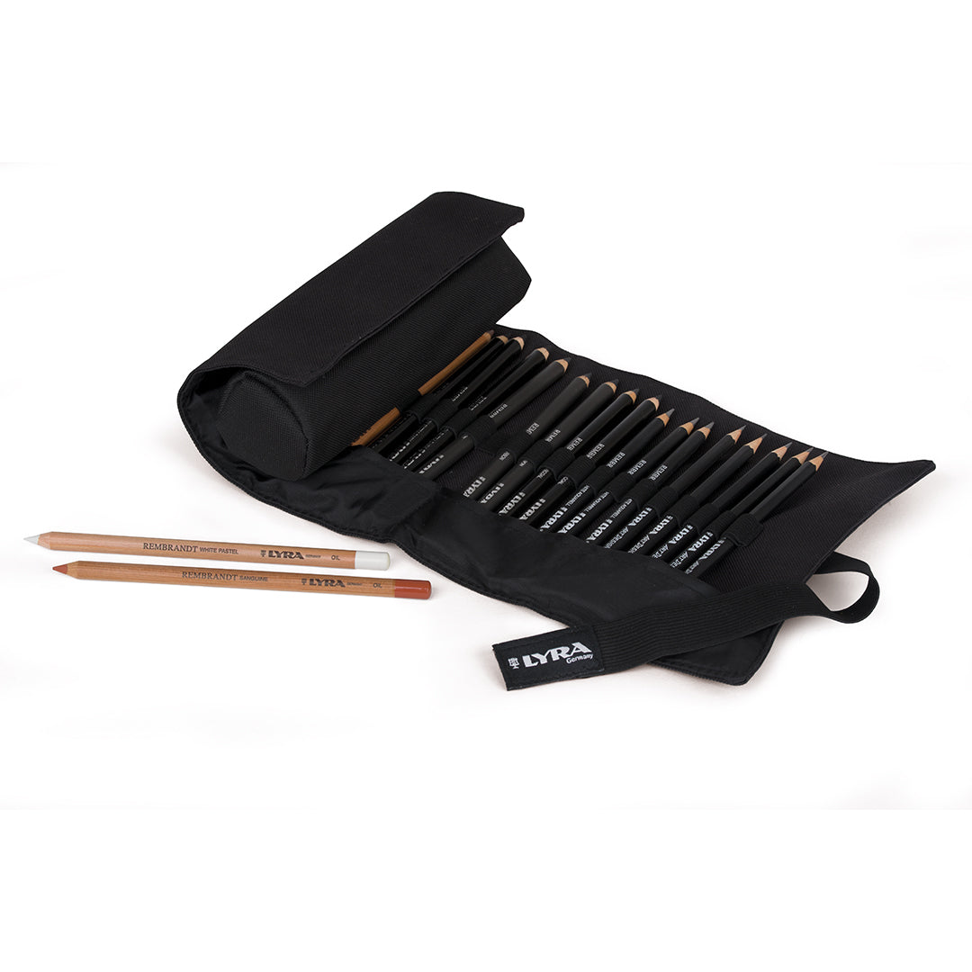 Lyra Rembrandt Sketching Nylon Roll Set of 24