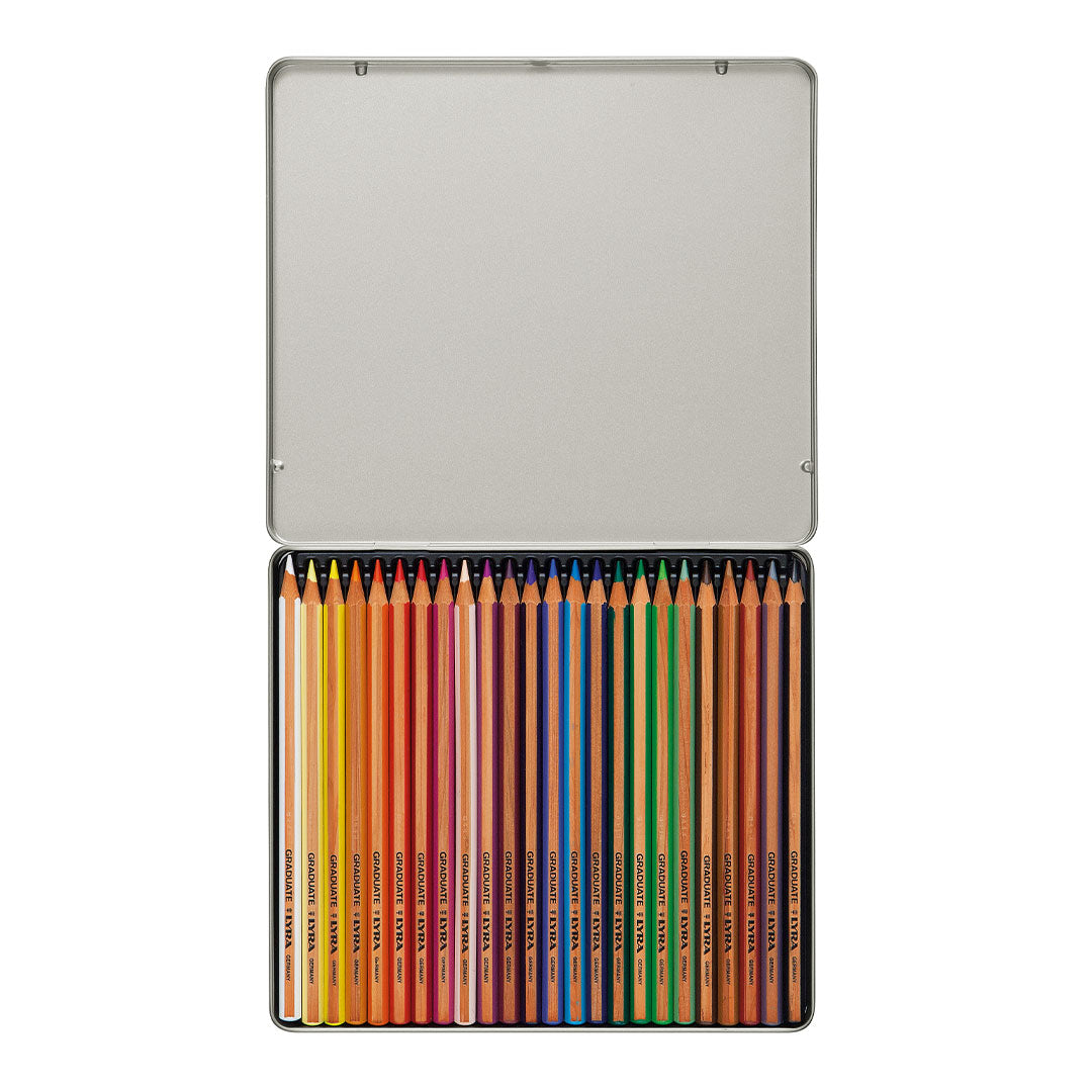LYRA Graduate Coloured Pencil 24 Tin