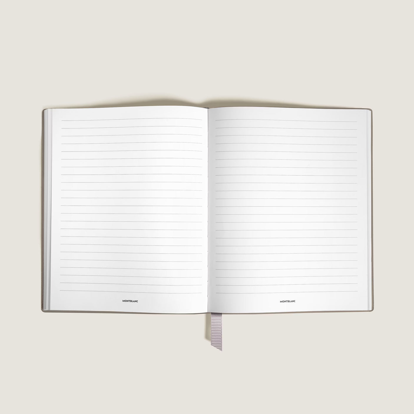 Montblanc Small Notebook Cloudy Beige Leather Lined