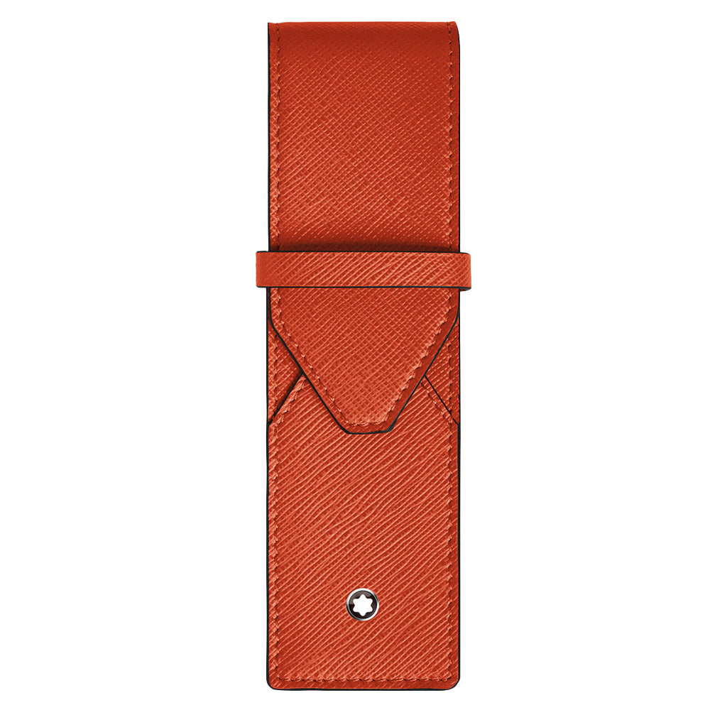 Montblanc Sartorial 2 Pen Pouch Tangerine