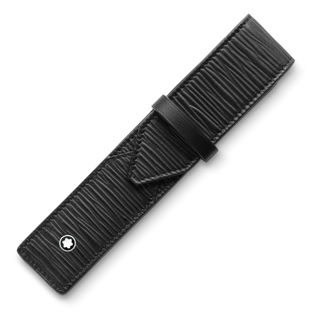 Montblanc Meisterstuck 4810 1-pen Pouch Black by Montblanc at Cult Pens