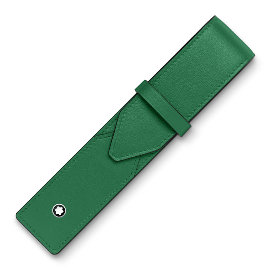 Montblanc Meisterstuck Selection Soft 1-pen Pouch Scottish Green by Montblanc at Cult Pens