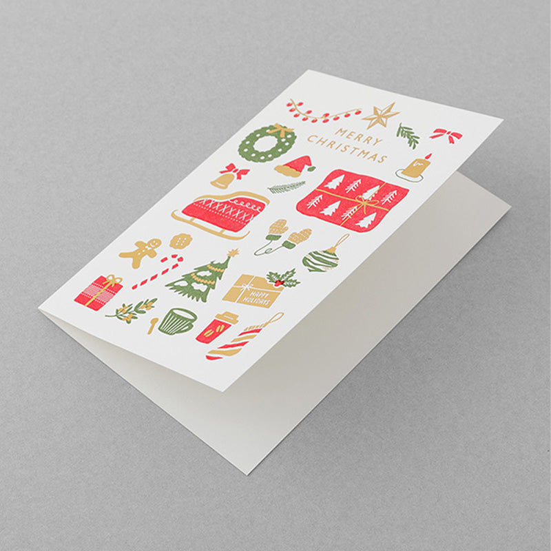 Midori Card Laser Cut Christmas Season Limited Edition