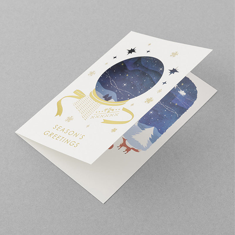 Midori Card Laser Cut Christmas Season Limited Edition
