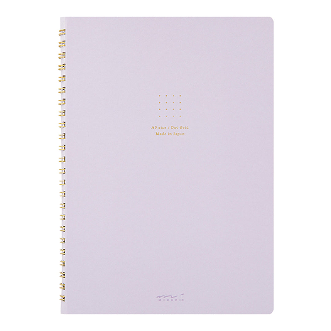 Midori Ring Notebook A5 Color Dot Grid