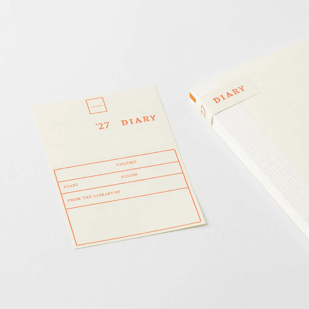Midori Notebook Diary 2027 A4 Thin