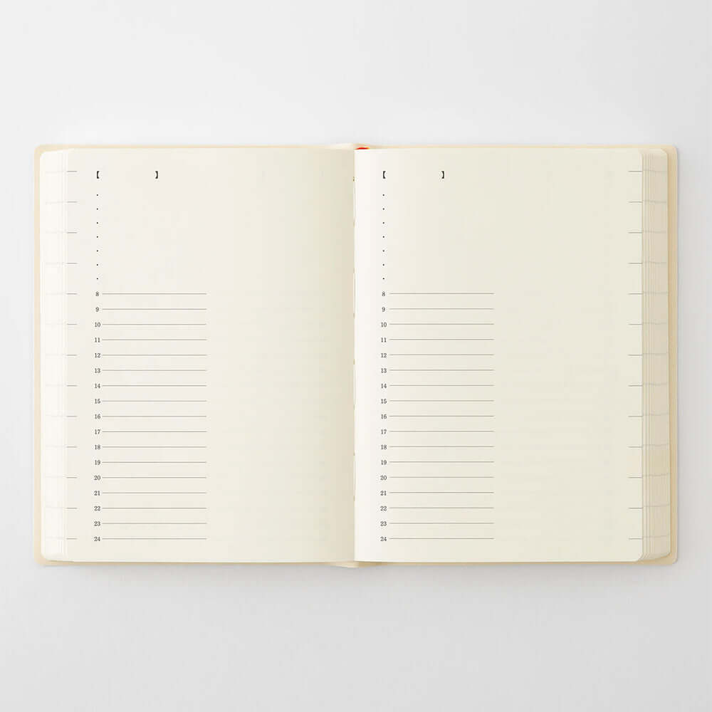 Midori Notebook Daily Diary 2027 A6