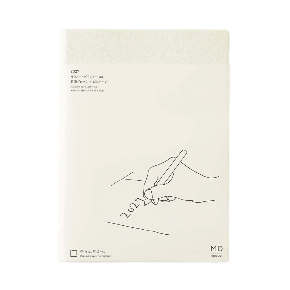 Midori Notebook Daily Diary 2027 A5