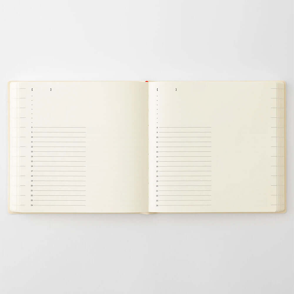Midori Notebook Daily Diary 2027 A5 Squared