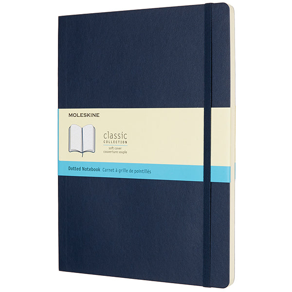 Moleskine Soft Cover Extra Large Notebook 190x250 Sapphire Blue