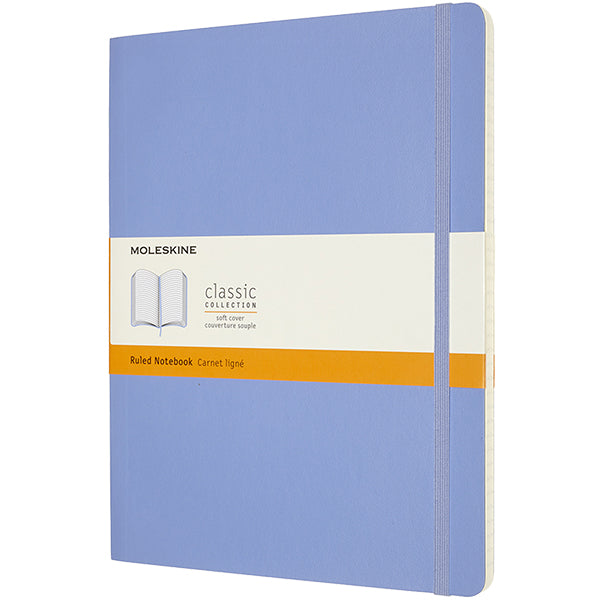 Moleskine Classic Collection Softcover Extra Large Notebook Hydrangea Blue