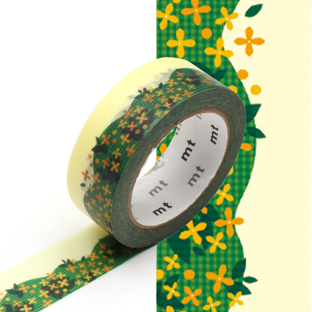 mt Washi Masking Tape - 15mm x 7m - Fragrant Olive
