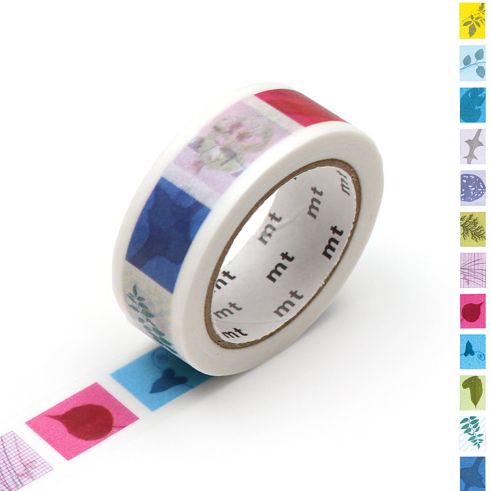 mt Washi Masking Tape - 15mm x 7m - Island Universe Flags Leaf L